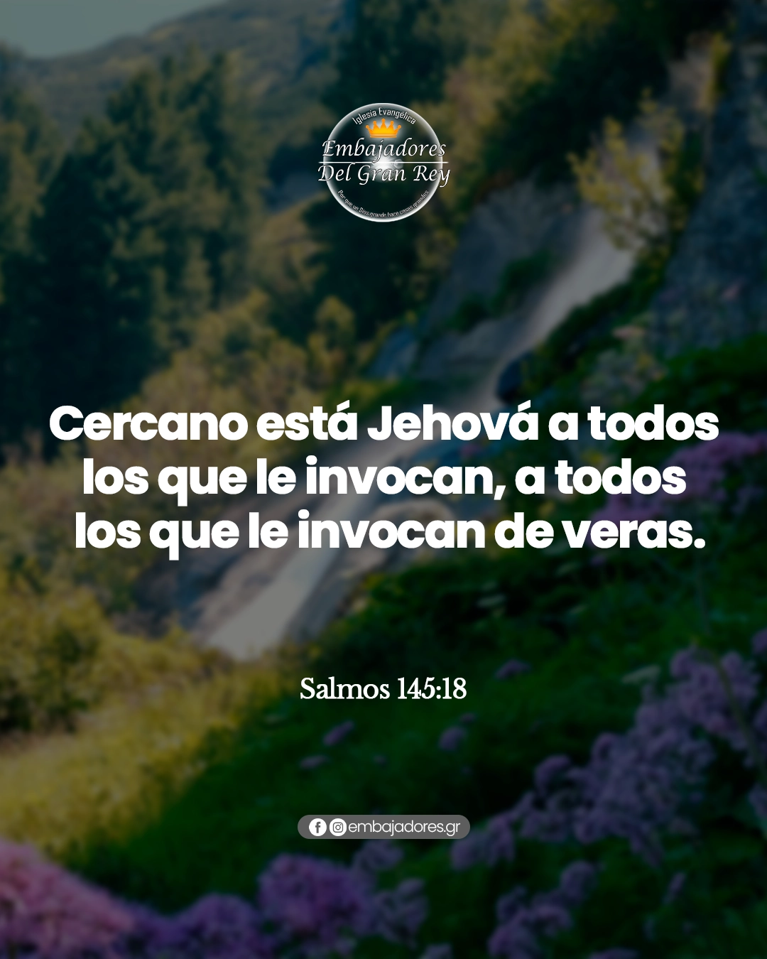 Dios siempre está cerca