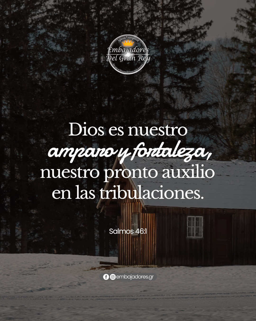 Dios, nuestro refugio y fortaleza