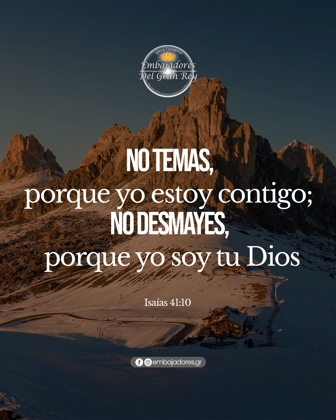 Dios está contigo