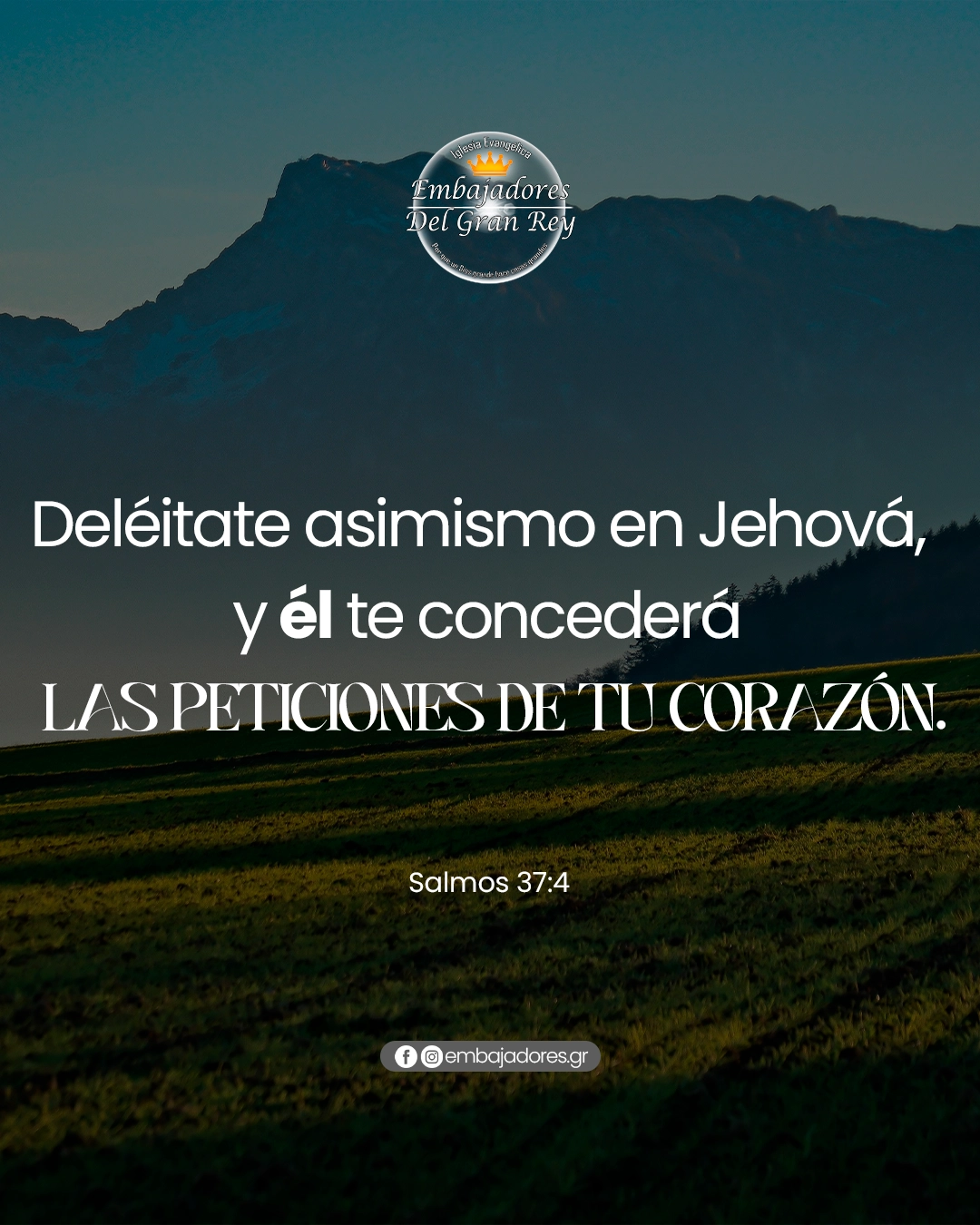 El gozo de deleitarse en Dios