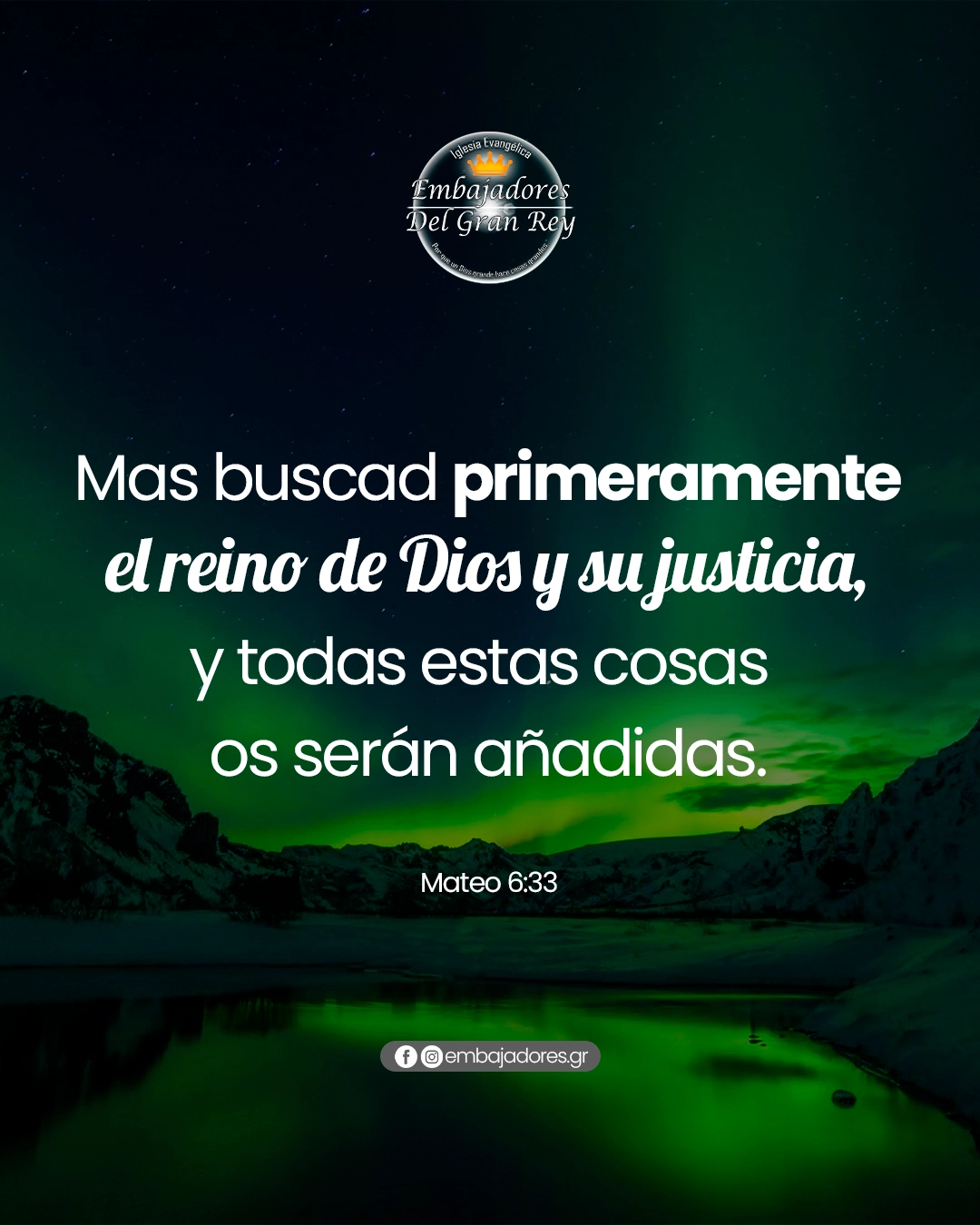La prioridad del Reino de Dios
